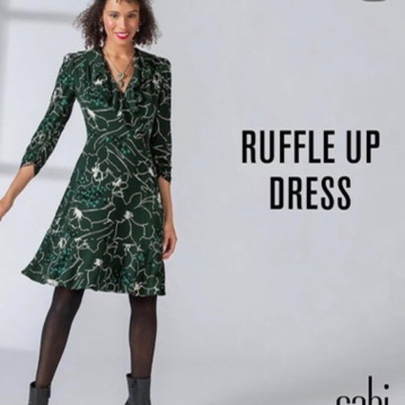 Cabi Ruffle Up Dress - Picture 3 of 4